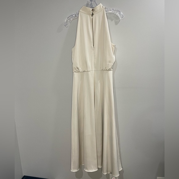 Ted Baker Lelly Halter Dress Ivory Sz 6/Ted Sz 2 - Picture 2 of 9